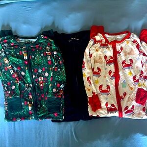 Little Sleepies bundle of 3 Zippys